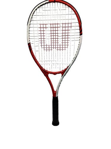 Used Wilson ROGER FEDERER 110 Adult Tennis Racquet Red 4 1/2" 11347-S000252145