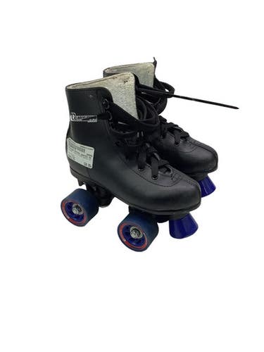 Used Chicago CHICAGO SKATES SZ 1 Junior Roller Quad Skates Black Junior 01 11347-S000254820