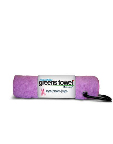 New GREENS TOWEL PINK 11347-JMG80143