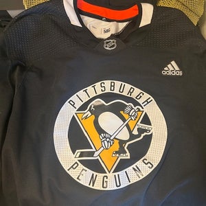 Pittsburgh Penguins Black Adidas Practice Jersey - Goalie Cut (58G)