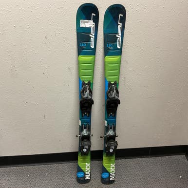 Used Elan MAXX Boys DH Ski/Binding Royal Blue 110 cm 11855-S000199154