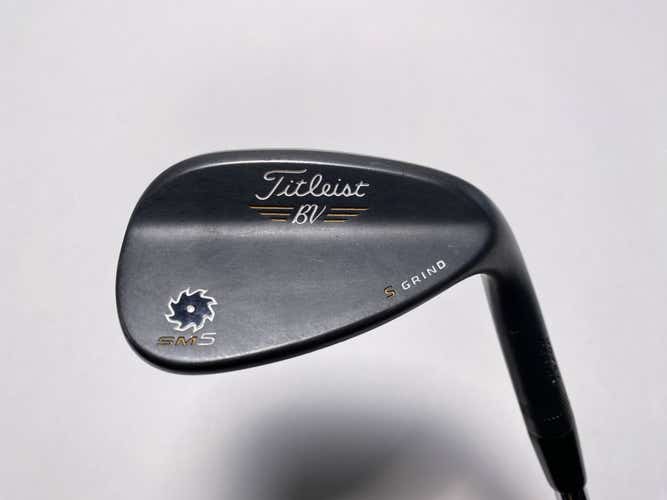 Titleist Vokey SM5 Raw Black Sand Wedge SW 54* 10 Bounce S-Grind Wedge RH
