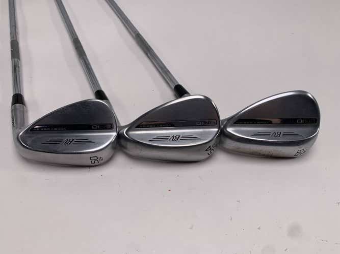 Titleist Vokey SM10 Tour Chrome Wedge Set 50* 12 | 54* 12 | 58* 10 SM10 RH