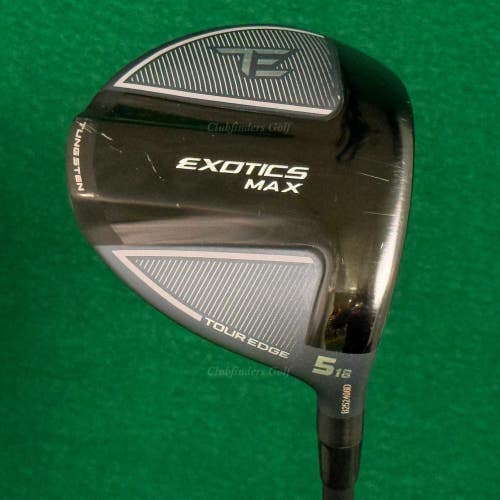 Tour Edge 2025 Exotics MAX 18 Fairway Wood 5 Ventus Red 6-R Regular w/ HC