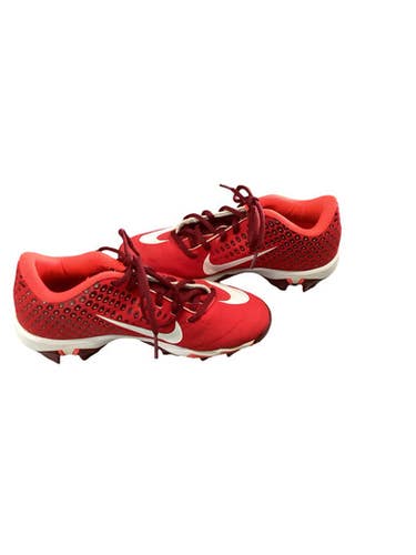 Used Nike VAPOR BASEBALL CLEATS BB/SB Cleats Red Junior 04 11760-S000087841