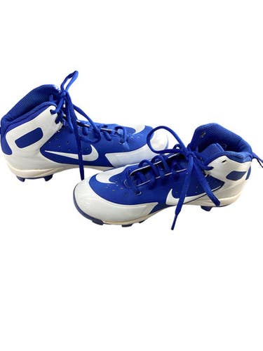 Used Nike Jr FB Cleats Royal Blue And White Junior 04 11760-S000087842