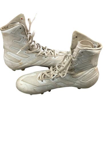 Used Under Armour Adult FB Cleats White Senior 10.5 11760-S000087837
