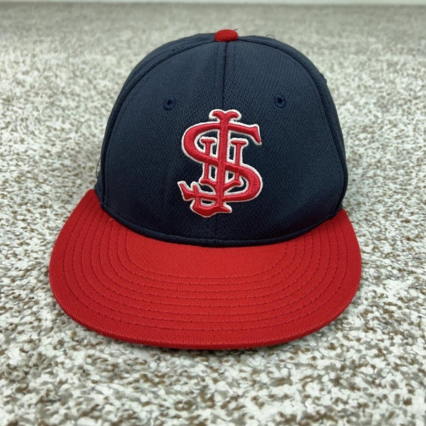 Saint Johns Johnnies Hat Cap Fitted Mens Small Blue Red Baseball The Game Pro