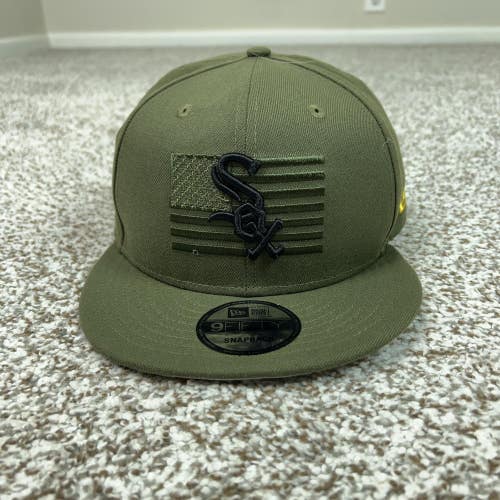 Chicago White Sox Hat Cap Snap Back Mens One Size Green MLB Baseball New Era