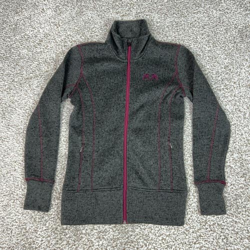 KUIU Jacket Womens XS Gray Base Camp Sweater Fleece Full Zip Thumbholes Hunting