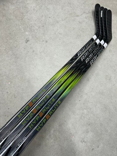 4 Pack 87 Flex P90TM Senior Bauer Vapor Hyperlite2 Left Hand Hockey Stick (New) Pro Stock