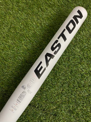 White 2023 Easton Ghost Unlimited Composite Bat (-8) 26 oz 34" (Used)