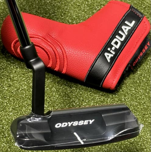 Odyssey Ai Dual #1 CH Crank Hosel Blade Putter 34" Inch w/ Headcover RH NEW