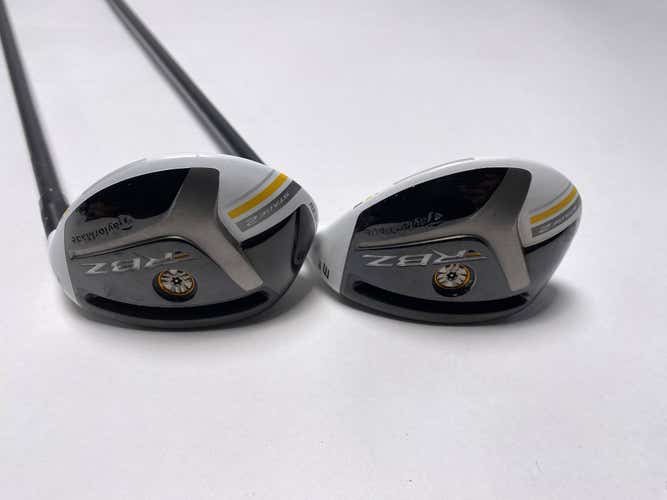 TaylorMade RocketBallz Stage 2 3 & 4 Hybrid Set 19* 22* RocketFuel Regular RH