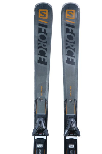 USED 2020 Salomon S/Force Ti Skis 177cm with Z12 GW Bindings