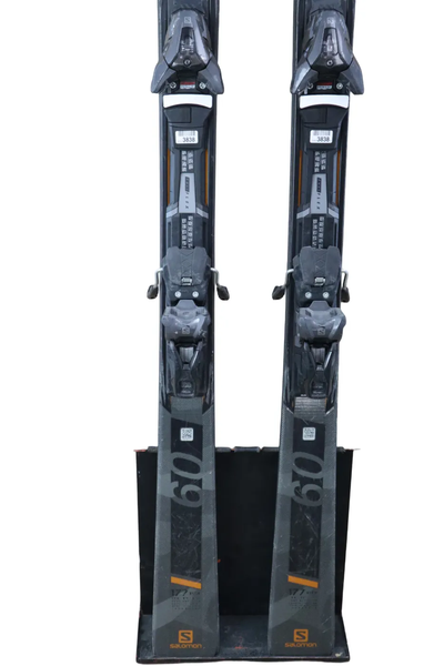USED 2020 Salomon S/Force Ti Skis 177cm with Z12 GW Bindings