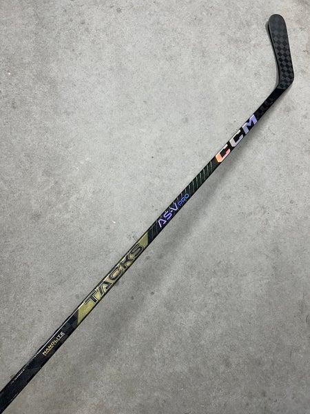 P92 85 Flex Senior CCM Super Tacks AS-V Pro Left Hand Hockey Stick Pro Stock NHL (New)