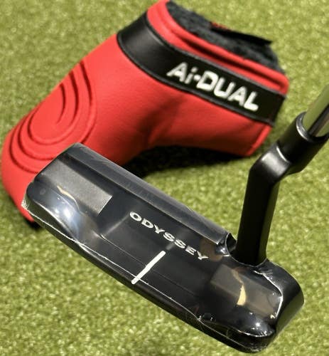 Odyssey Ai Dual #1 CH Crank Hosel Blade Putter LEFT Hand 33" w/ Cover LH NEW