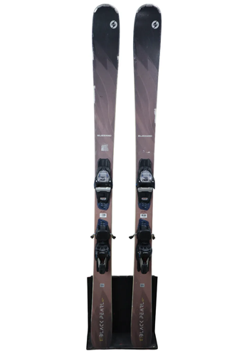 USED 2020 Blizzard Black Pearl 82 SP Skis 159cm with Marker TCX 11 Bindings
