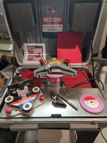 Wissota Skate Sharpener with Travel Case and Accessories