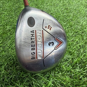 Callaway - Big bertha FUSION - 3 Wood 15* - Graphite - ALDILA NVS 55 - A Flex RH