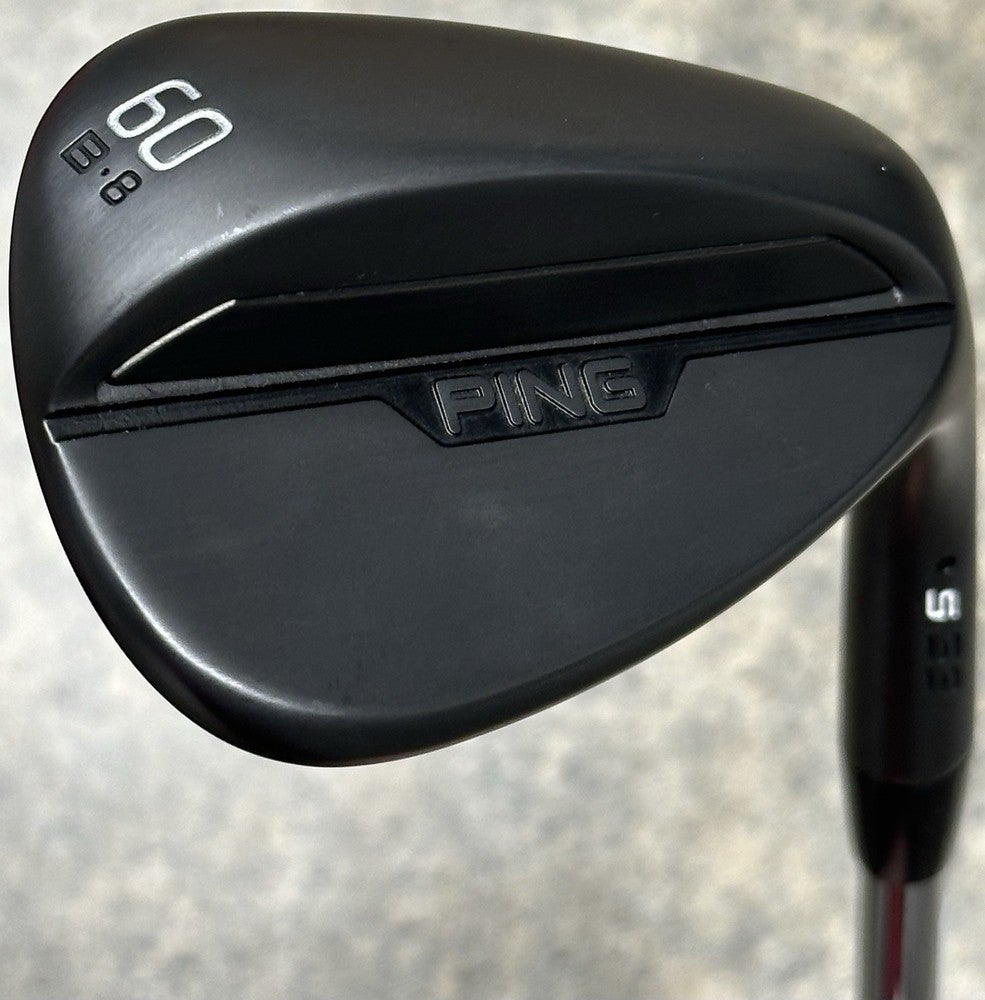 PING S159 Midnight Black Lob LW Wedge 60-08* B-Grind Steel Z-Z115