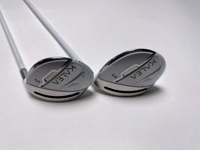 TaylorMade Kalea Ladies 3 & 5 Fairway Wood Set 17* 20* Kalea 45g Womens RH