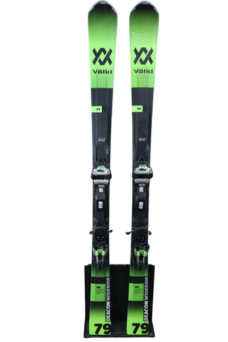 USED 2023 Volkl Deacon 79 Skis 156cm with Marker IPT WR XL 12 Bindings