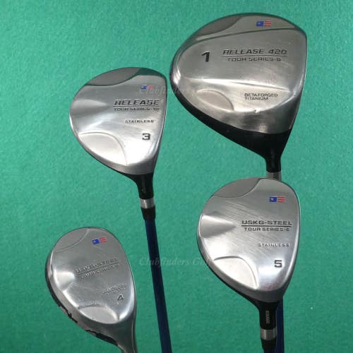 JUNIOR US Kids Tour Series TS-6 14-Piece Complete Golf Club Set w/ Stand Bag