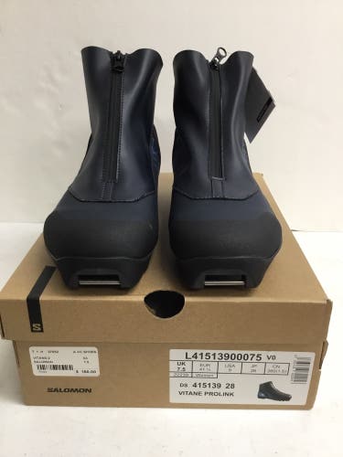 New Salomon Vitane Prolink W’s 41.5EUR (9 US) XC Ski Boots