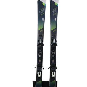 USED 2018 Fischer XTR PRO MT 77 Skis 164cm with Tyrolia SP 10 Bindings