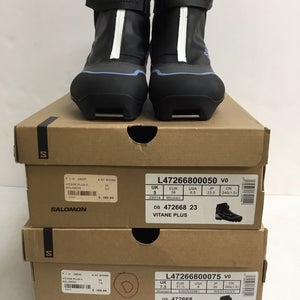 New Salomon Vitane Plus Prolink (EUR41.5, EUR 38) XC Ski Boots