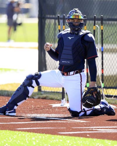 Mizuno Samurai Baseball Catcher's Mask Blue (NEW)