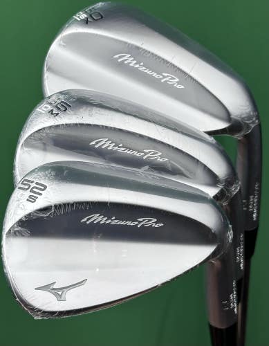 Mizuno Pro T-1 Forged Wedge Set 52-10, 56-10, 60-06 Dynamic Gold Tour Issue S400