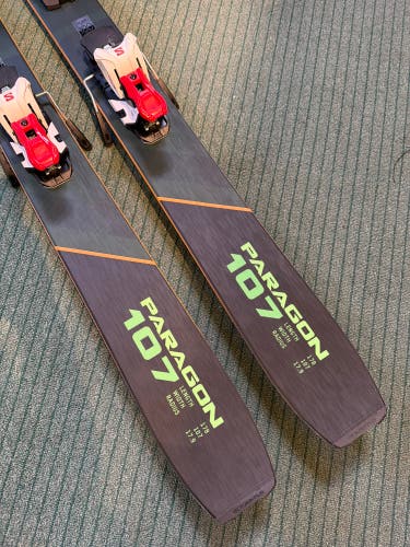 Men's 2025 Kastle 178 cm Powder Skis With Salomon Strive 16 MN 747 Bindings Max Din 16 (Used)