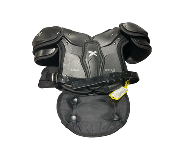Used Xenith FLYTE 2 YOUTH FB Shoulder Pads Black SM 11834-S000046560