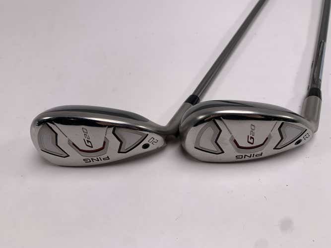 Ping G20 3 & 4 Hybrid Set 19* 23* TFC 169 H Soft Regular Senior Graphite Mens LH