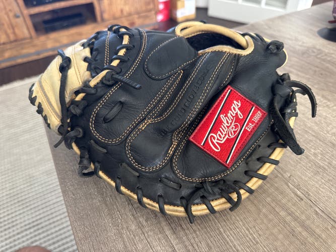 Rawlings Gold Glove Elite RH Catcher's Baseball Glove 32.5" (Used)
