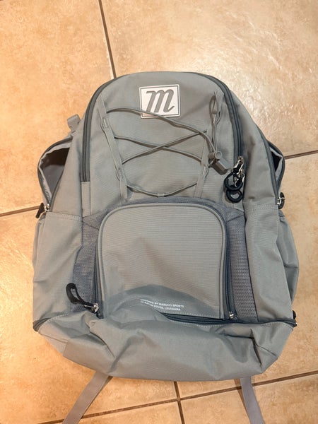 Gray Adult Unisex Marucci Backpack (New)
