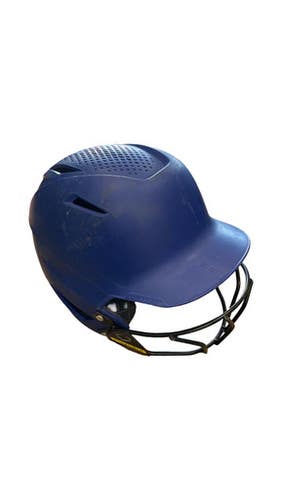 Used Evoshield Batting Helmet W/ MASK Navy Blue One Size 11859-S000028412
