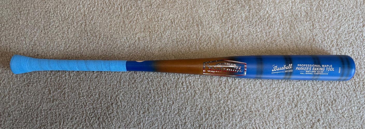 New Custom 'Baseball Bat Bros' Pro Maple BBCOR 29 oz 32" Fully Compressed Barrel American Batsmith