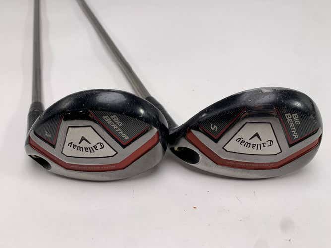 Callaway Big Bertha 2015 4 & 5 Hybrid Set 22* 25* Recoil 460 F3 Regular RH