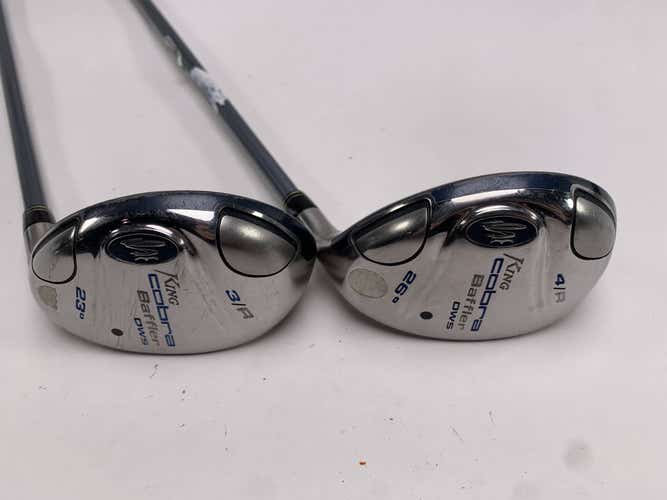 Cobra Baffler DWS 3 & 4 Hybrid Set 23* 26* VS Proto HL By You 50g Ladies RH