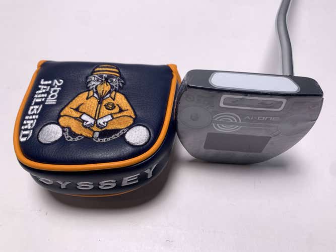 Odyssey Ai-One 2-Ball Jailbird Mini Putter 35" Mens RH HC NEW