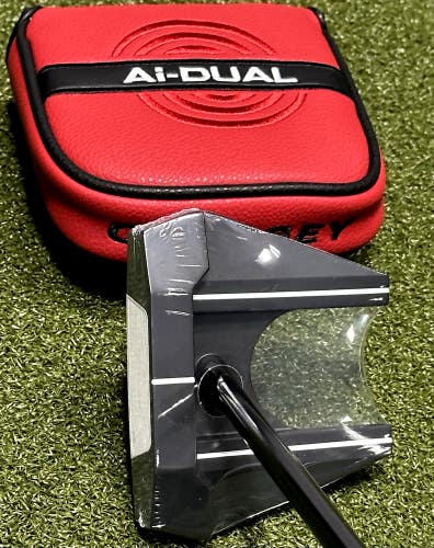 Odyssey Ai Dual Square 2 Square #7 Center Shaft Putter 33" w/ Headcover RH NEW