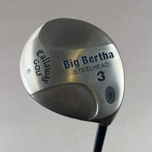 Callaway Big Bertha Steelhead Right-Handed 3-Wood RCH 99 Regular Flex Shaft