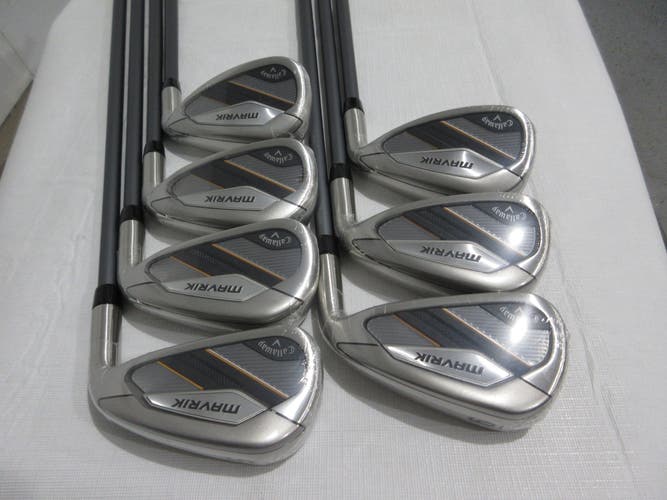 Callaway Mavrik Iron Set - 5-PW, AW - Catalyst 55 5.0 Senior Flex Graphite - NEW