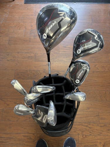 New Taylor Made RBZ Complete Set 6- Sw 4 Hybrid, Driver , 3W Spider Putter ,Bag