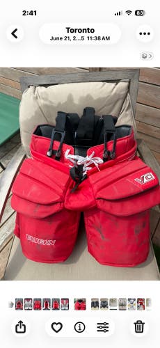 Large Vaughn Goalie Pants (Used)