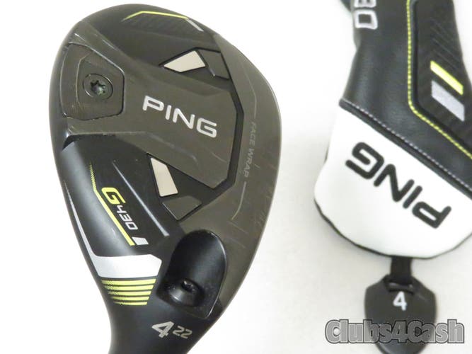 PING G430 Hybrid 22°  4H TOUR 2.0 Chrome 85 Stiff Flex +Cover .. Near MINT